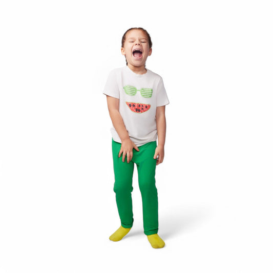 The Parker Tee, sensory-friendly tagless kids' graphic tee