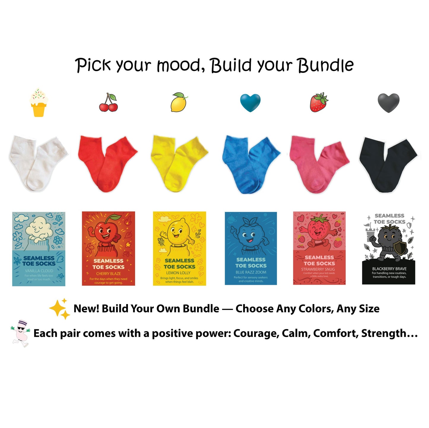 Ankle SmoothToe™ Single Pair/ Build your own Bundle