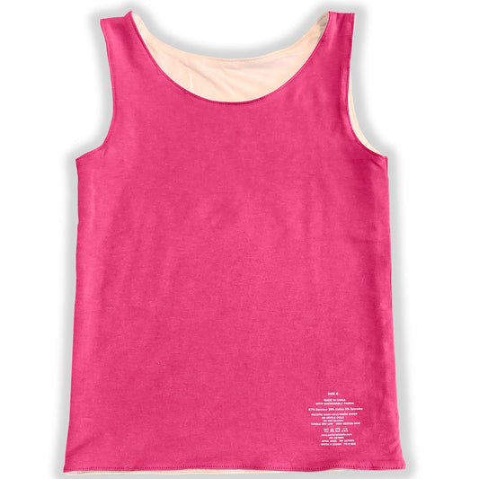 Pink and white reversible sensory compression tank for kids