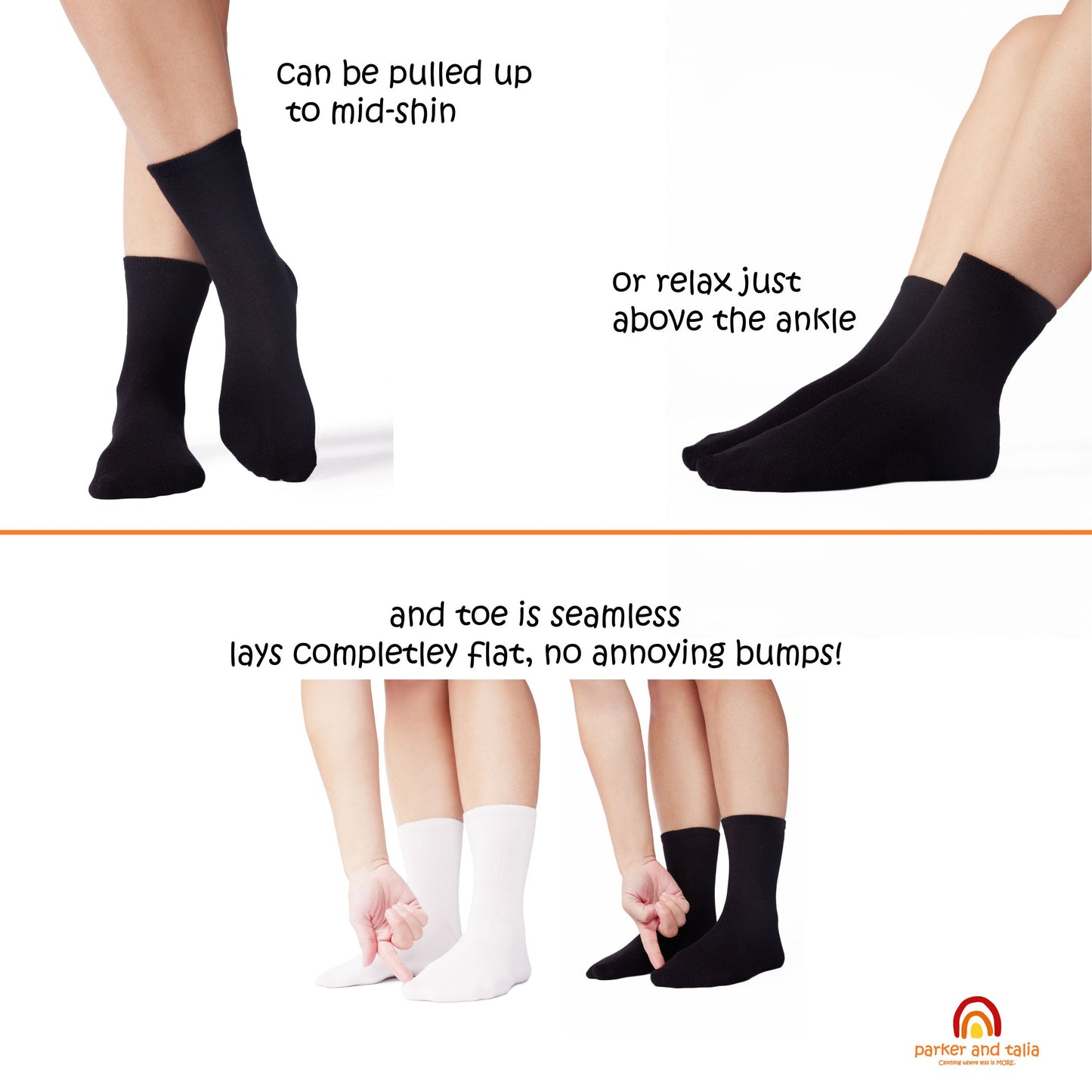 Crew SmoothToe™ Socks – 3 Pack